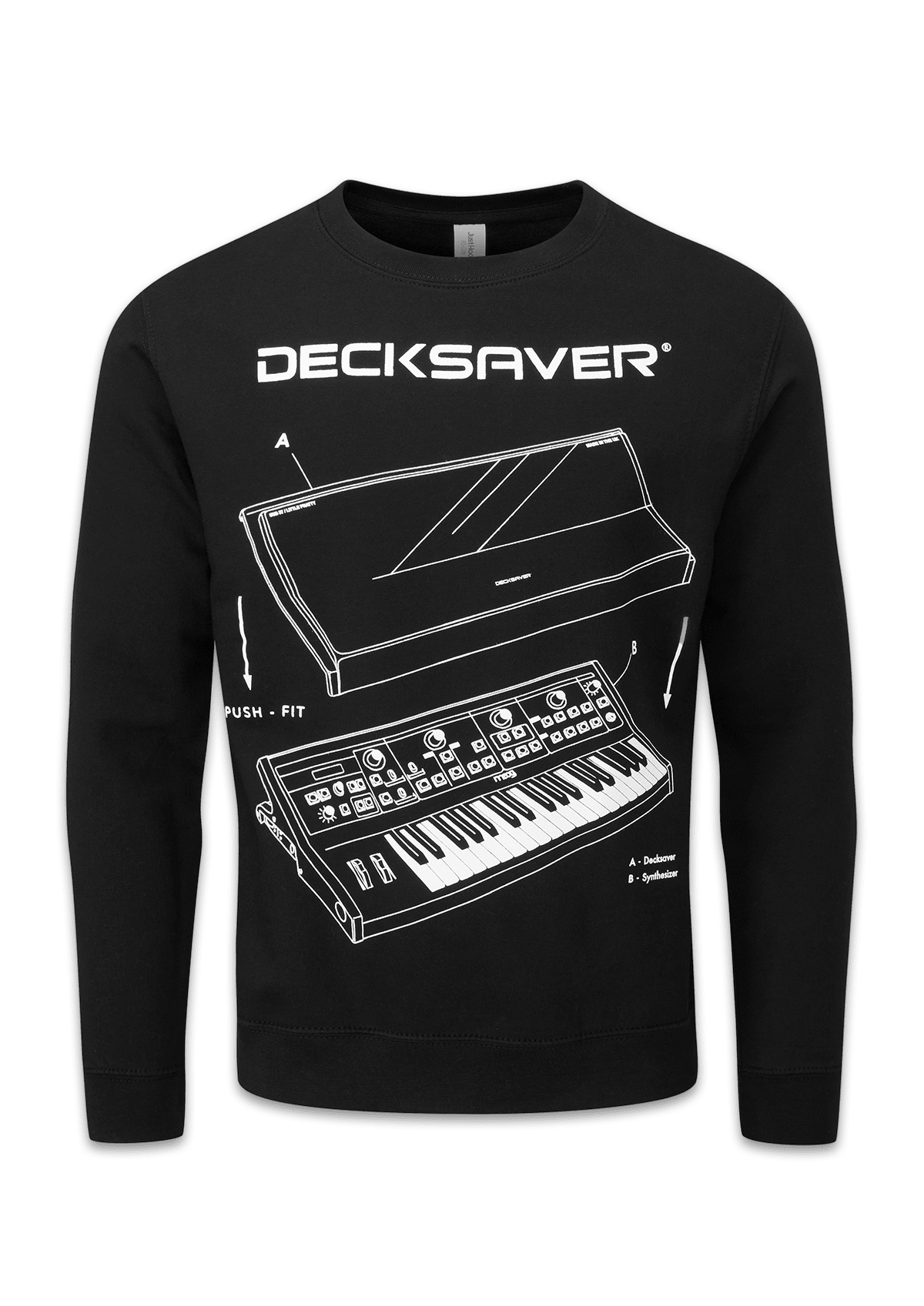 Decksaver%2BBlack%2BSynth%2BSweatshirt%2Bfront